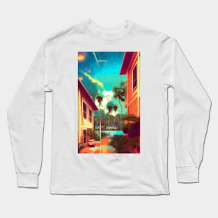 Welcome to Miami pop Art Popculture Long Sleeve T-Shirt